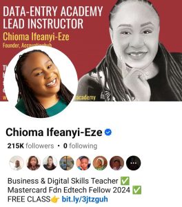 Chioma Ifeanyi-Eze on Techparley PSS