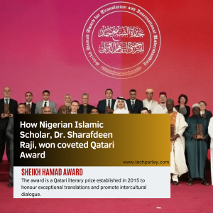 Dr Sharafdeen Raji Qatari award 2024